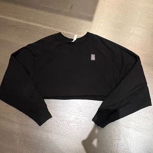 Black Alo Cropped Longsleeve